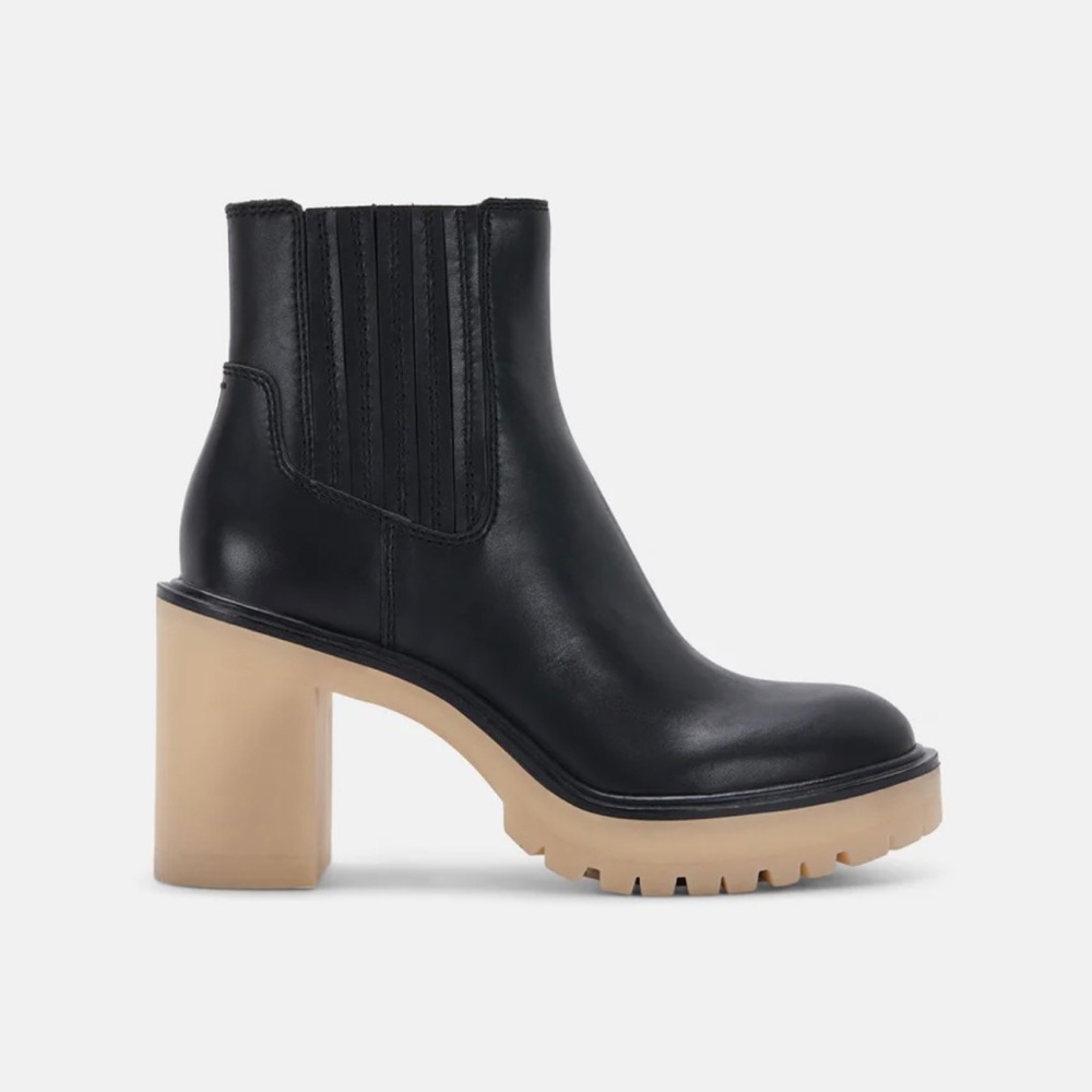 NEW dolce vita Caster H20 Leather Booties
